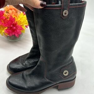 Cole Haan Black Leather Boots